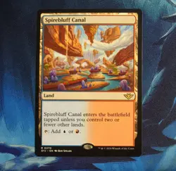 Spirebluff Canal Outlaws of Thunder Junction Regular MTG Card NM Condition - Image 1