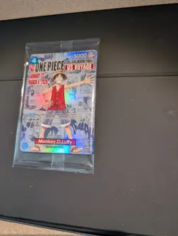 One Piece Monkey D. Luffy US Voyage College Basketball Card Rutgers IN HAND - Image 4