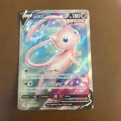 Pokemon Mew v Full Art Holo Ultra Rare TCG Card 250/264 Fusion Strike - Image 1