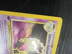 Pokemon TCG Sabrina's Alakazam Holo Rare 65 First Edition 1st #65 - Image 2