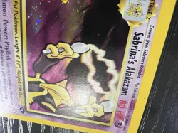 Pokemon TCG Sabrina's Alakazam Holo Rare 65 First Edition 1st #65 - Image 3