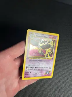Pokemon TCG Sabrina's Alakazam 16/132 1st Edition Gym Challenge Holo LP- - Image 4