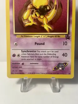 Pokemon TCG Sabrina's Abra Promo #19, Black Star Promo, WoTC 2000 ***Gem Mint*** - Image 4