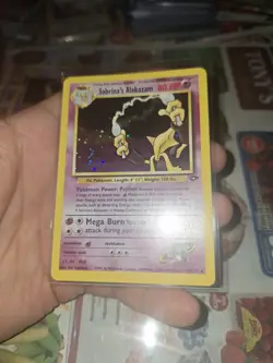 Pokemon TCG Sabrina's Alakazam Gym Challenge Holo Unlimited Rare NM - Image 1