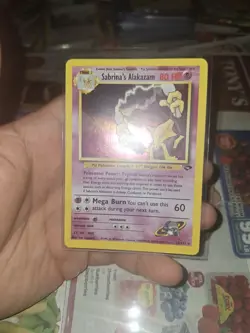 Pokemon TCG Sabrina's Alakazam Gym Challenge Holo Unlimited Rare NM - Image 2