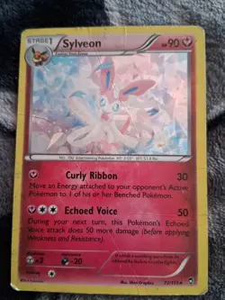Sylveon - (XY Furious Fists) 072/111 Deck Exclusives Holo HP DMG - Image 1