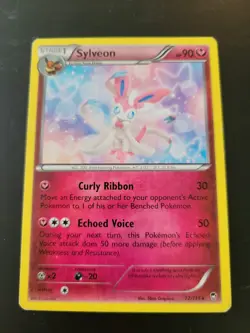 Pokemon TCG Card 2014 XY Furious Fists - Sylveon 72/111 - Image 1