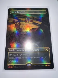 1x Savai Triome - Foil - Showcase Light Play MTG Magic - Kid Icarus - - Image 1