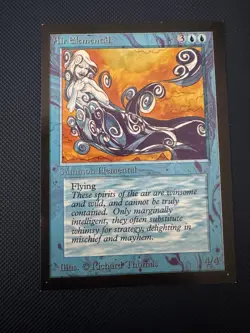 MTG - Magic The Gathering- Air Elemental- Collectors’ Edition - MP/VG! - Image 1