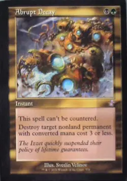 Abrupt Decay - Time Spiral: Remastered: #370, Magic: The Gathering Nm C252 - Image 1