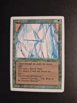 Wall of Ice (Unlimited Edition) Regular MTG - Image 1