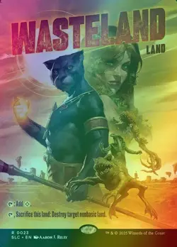 Wasteland Encyclopedia of Magic #23 Secret Lair Foil MTG NM - Image 1