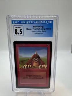 Burrowing Beta Edition MTG CGC 8.5 - Image 1