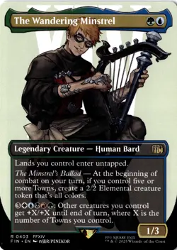 The Wandering Minstrel (Borderless) R FINAL FANTASY 403 NM - Image 1
