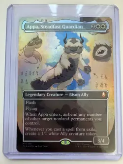 Appa, Steadfast Guardian (Borderless) Mythic Avatar: The Last Airbender Non Foil - Image 1