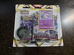 Pokemon TCG Sword & Shield Astral Radiance 3 Pack Blister Eevee New Sealed - Image 1