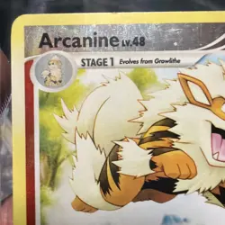 2007 Pokemon Diamond & Pearl Secret Wonders Arcanine Reverse Holo #22/132 MP - Image 2