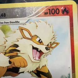 2007 Pokemon Diamond & Pearl Secret Wonders Arcanine Reverse Holo #22/132 MP - Image 3