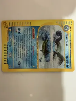 Pokemon Blastoise 4/165 Expedition Base Set Holo Rare - Image 2