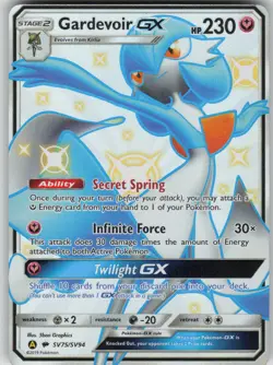Pokemon TCG Gardevoir GX Shiny Holo Rare Hidden Fates: Shiny Vault SV75/SV94 - Image 1