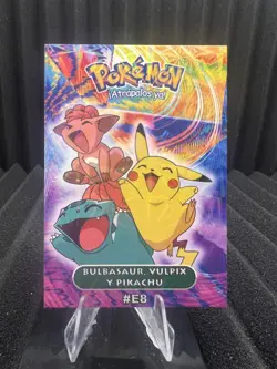 Bulbasaur, Vulpix & Pikachu #E8 - Spotlight Holo - Pokemon Electric Peru - Image 1