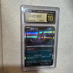 2024 Pokemon Terastal Fest Ex Morpeko Holo (098/187) (CGC 10 PRISTINE) - Image 1