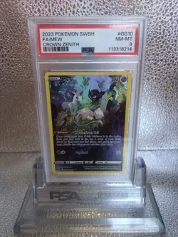 Pokemon Mew Full Art GG10/GG70 Crown Zenith Galarian Gallery PSA 8 - Image 1