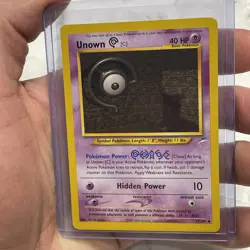 Unown C Neo Destiny 57/105 Regular Uncommon Pokemon Card LP+ Vintage Pokemon TCG - Image 1