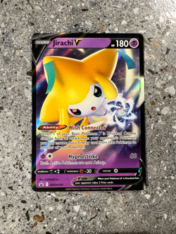 Pokemon TCG Cards Jirachi V SWSH299 Black Star Promo Holo NM-M (Standard Size) - Image 1