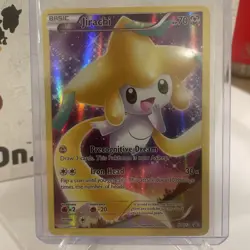 Pokemon TCG Jirachi XY112 Black Star Promo Holo Card Near Mint Condition - Image 1
