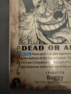 Buggy (Wanted Poster) OP09-051 Emperors in the New World Foil - Image 5