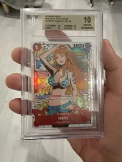 Nami Treasure Rare ST01-007 OP-06 One Piece Wings of the Captain BGS 10 - Image 1