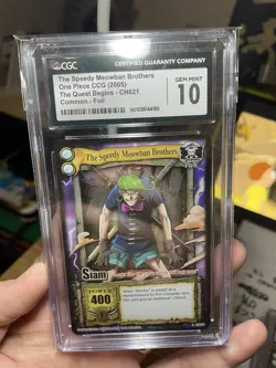 Vintage One Piece TCG SIAM! 2006 CCG, Mint CGC 10 Passage To The Grand Line Foil - Image 2