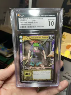Vintage One Piece TCG SIAM! 2006 CCG, Mint CGC 10 Passage To The Grand Line Foil - Image 5