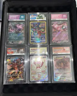 Pokemon Ace Graded 10 6 Card Bundle SAR AR Rocket - Image 1