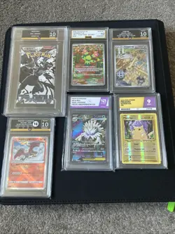 Pokemon TCG Graded Card Bundle X 10 Slabs - Image 1