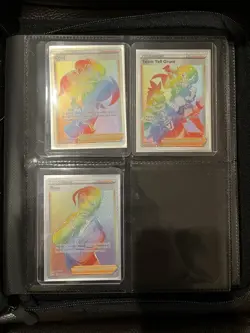 Lot of Full Art Pokemon Trainers (Comes with binder and graded card) - Image 2