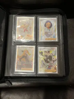 Lot of Full Art Pokemon Trainers (Comes with binder and graded card) - Image 4