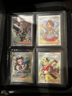 Lot of Full Art Pokemon Trainers (Comes with binder and graded card) - Image 5
