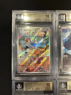 BGS 10 GOLD Pokemon Card 151 Japanese Ar Art Rare 4Card Set Bulk Different Types - Image 2