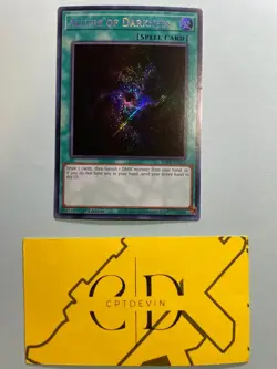 Yugioh Allure of Darkness RA03-EN055 Secret Rare 1st Ed NM - Image 1