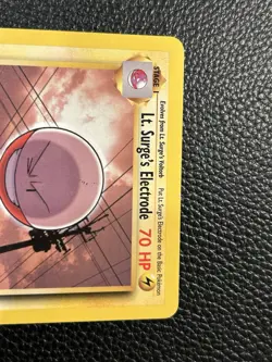 Lt. Surge's Electrode 52/132 Gym Challenge Regular First Edition Pokemon Card - Image 2
