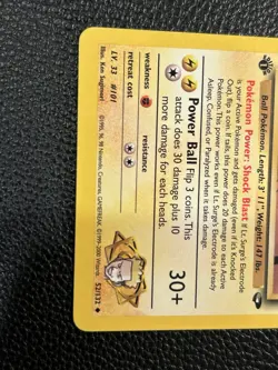 Lt. Surge's Electrode 52/132 Gym Challenge Regular First Edition Pokemon Card - Image 3