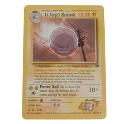 Lt. Surge's Electrode 52/132 Gym Challenge Regular Pokemon Card - Image 1