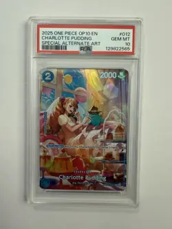 PSA 10 Charlotte Pudding SP OP10-Royal Blood ST12-012 EN One Piece - Image 1