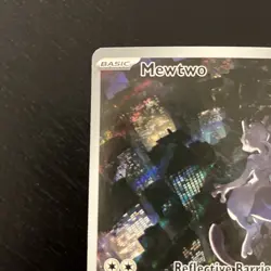 Pokemon TCG Mewtwo SVP 052 Black Star Promo Scarlet & Violet 151 Promo Damaged - Image 2