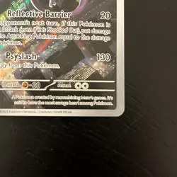 Pokemon TCG Mewtwo SVP 052 Black Star Promo Scarlet & Violet 151 Promo Damaged - Image 4