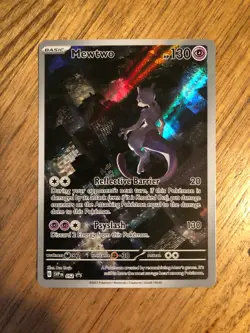 Mewtwo SVP 052 - Scarlet & Violet 151 UPC Black Star Promo - Pokemon TCG AR SAR - Image 1