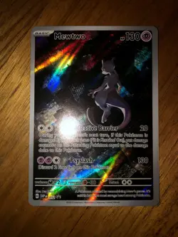 Mewtwo SVP 052 - Scarlet & Violet 151 UPC Black Star Promo - Pokemon TCG AR SAR - Image 2