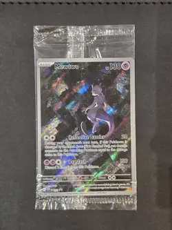 Mewtwo SVP 052 Scarlet Violet 151 Black Star Promo Pokemon TCG Sealed - Image 1